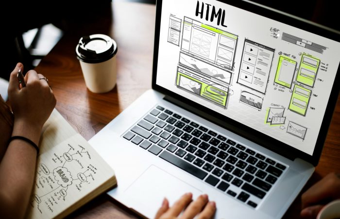 Website designer and HTML layout