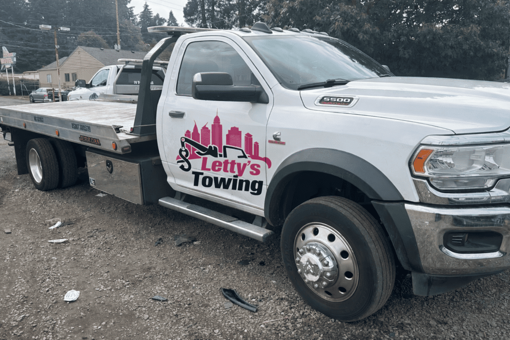 Tow truck near Tucson airport